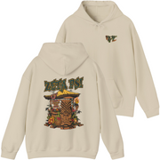 ivory Zeta Psi Graphic Hoodie | Tiki Time