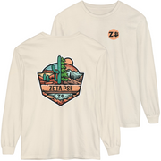 ivory Zeta Psi Graphic Long Sleeve | Desert Mountains