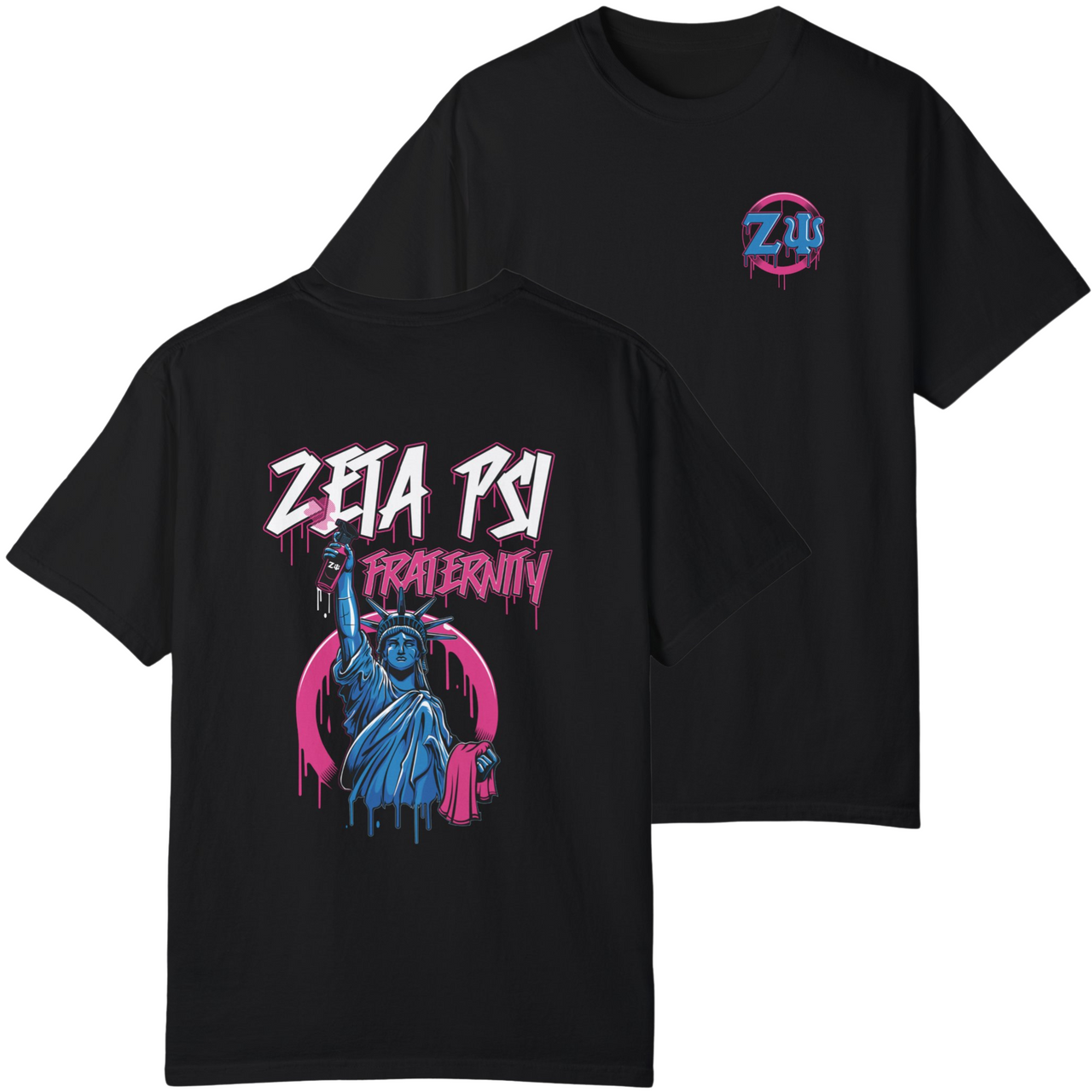 Zeta Psi Graphic T-Shirt | Liberty Rebel