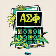 a poster with the word azp on it