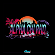 a black background with the words alpha chu rio on it