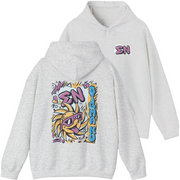 Grey Sigma Nu Graphic Hoodie | Fun in the Sun