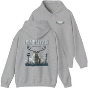 Grey Tau Kappa Epsilon Graphic Hoodie | Big Buck