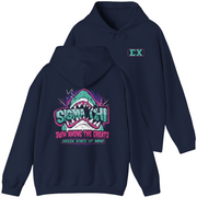 Navy Sigma Chi Graphic Hoodie | The Deep End