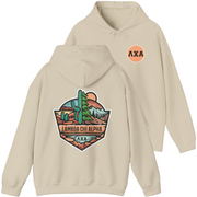 Sand Lambda Chi Alpha Graphic Hoodie | Desert Mountains
