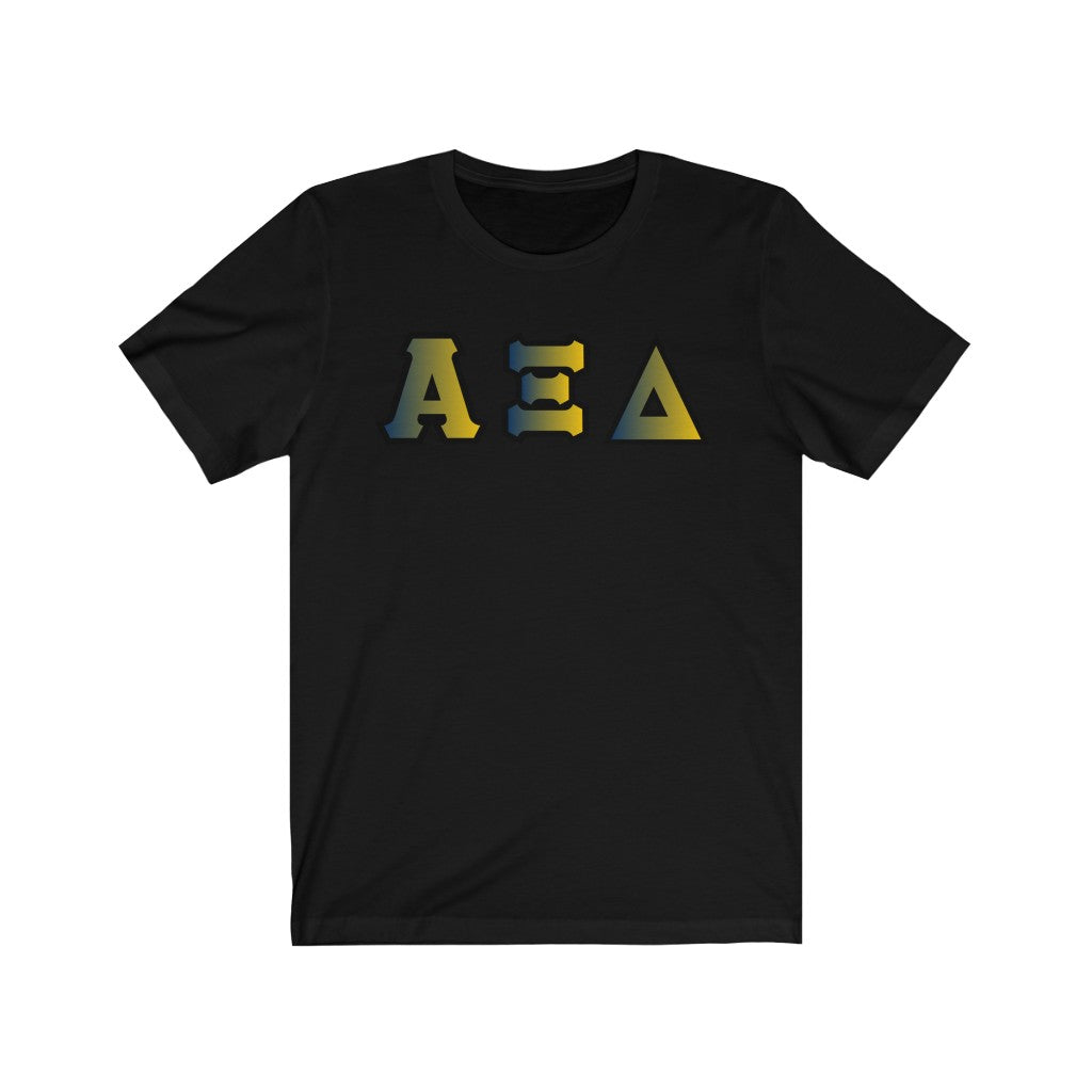 AXiD Printed Letters | Inspiration Gold & Black T-Shirt