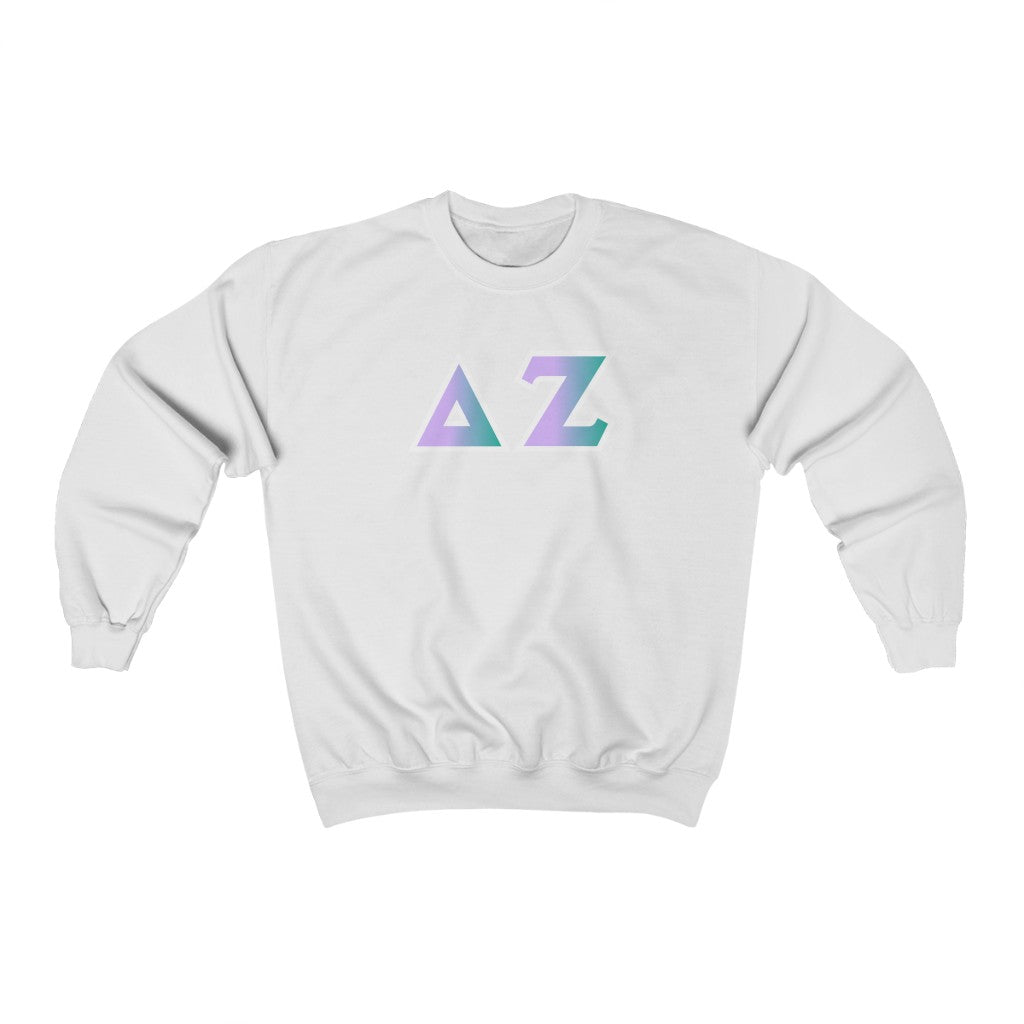 Delta Zeta Printed Letters | Antarctica Crewneck