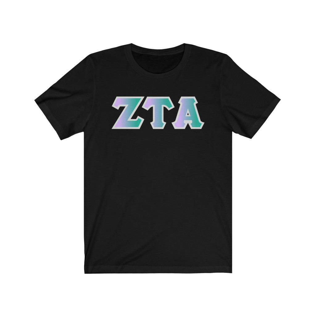 Zeta Tau Alpha Printed Letters | Antarctica T-Shirt