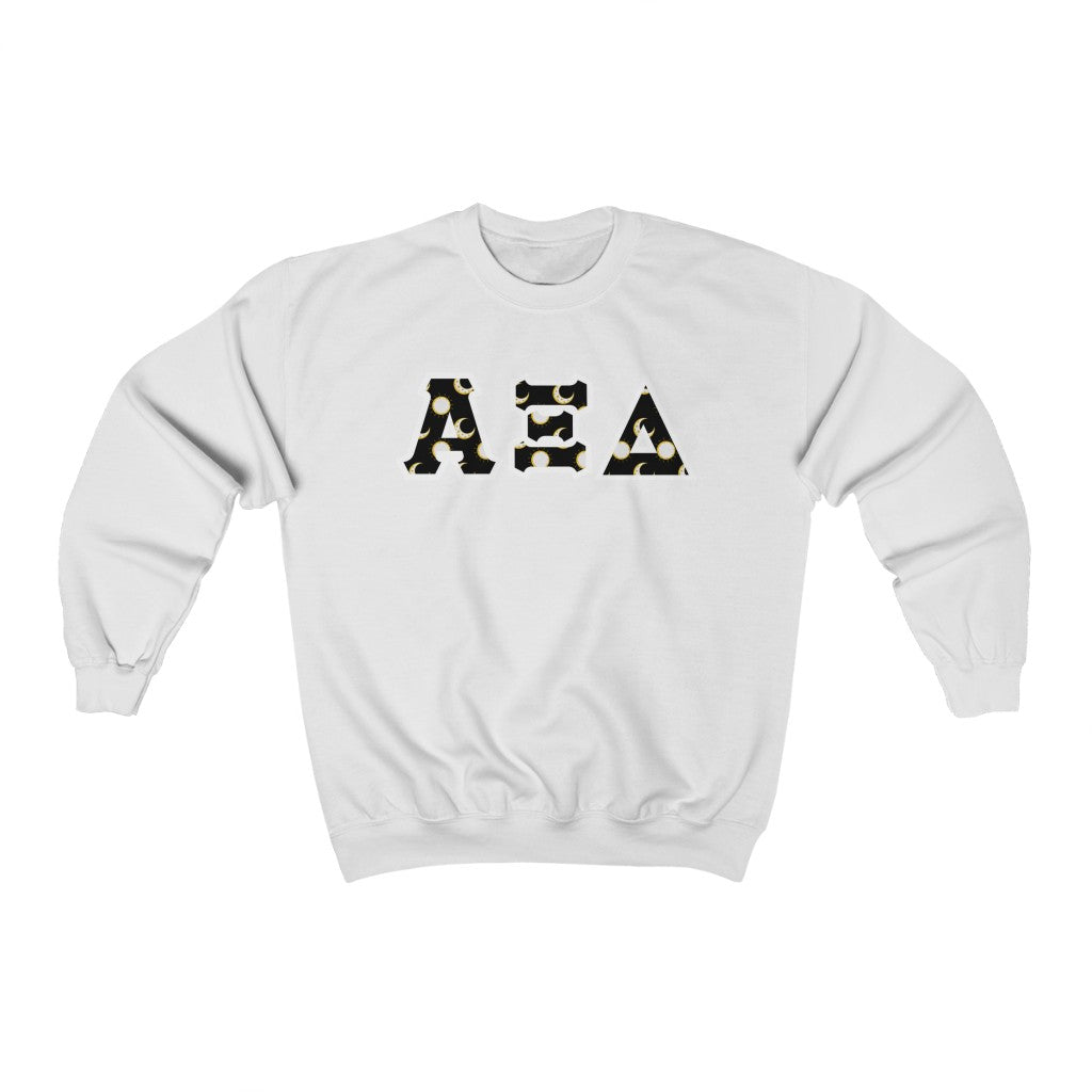 AXiD Printed Letters | Sun and Moon Crewneck