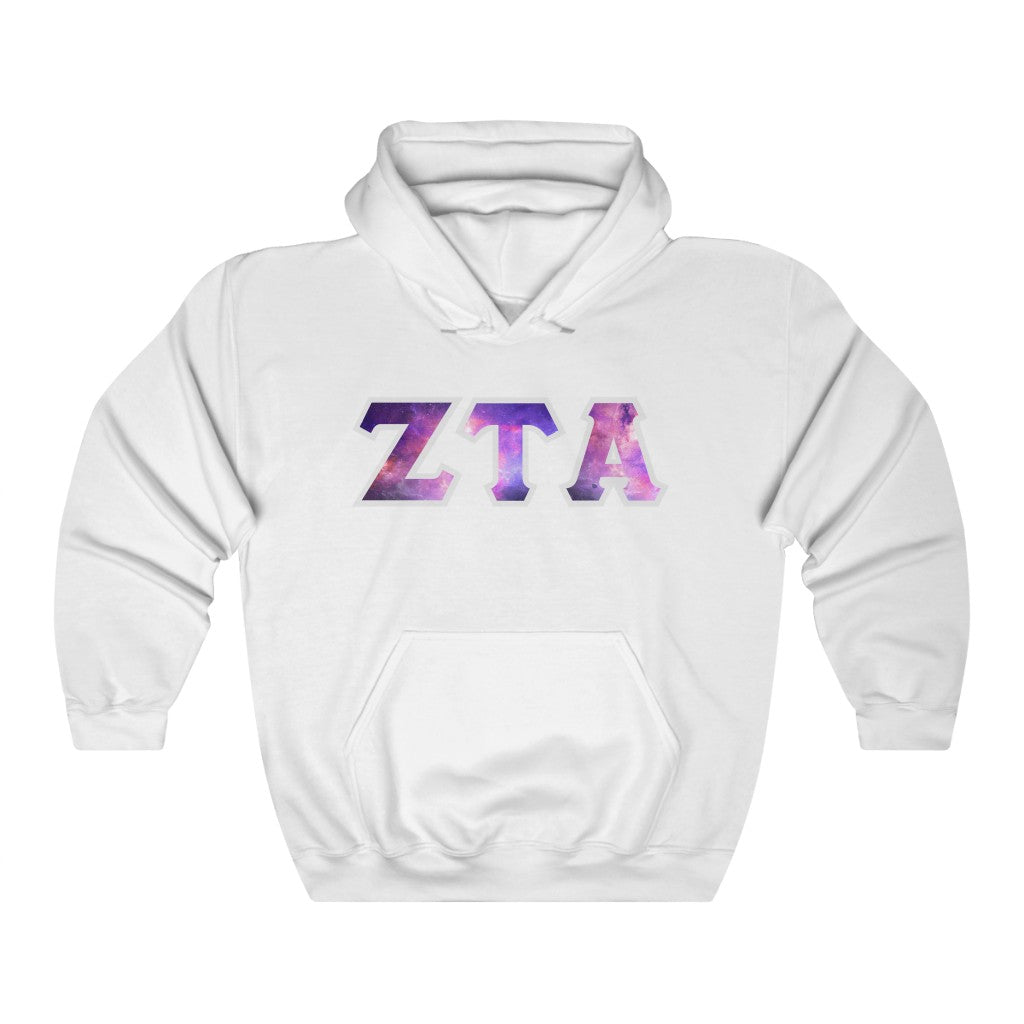 ZTA Printed Letters | Galaxy Hoodie