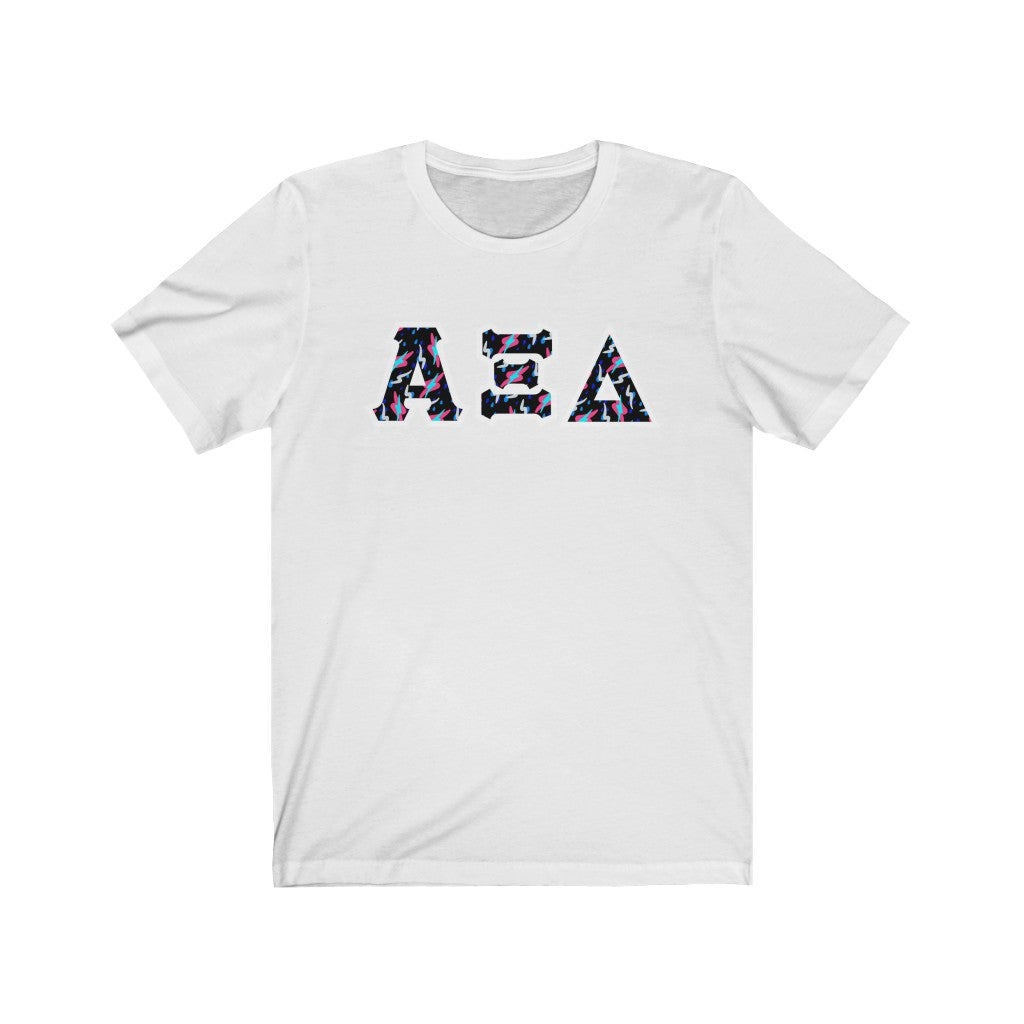 AXiD Printed Letters | Bayside Black T-Shirt