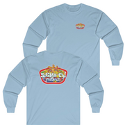 Light Blue Sigma Chi Graphic Long Sleeve | Summer Sol | Sigma Chi Fraternity Merch House