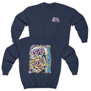 Navy Sigma Nu Graphic Crewneck Sweatshirt | Fun in the Sun | Sigma Nu Clothing, Apparel and Merchandise