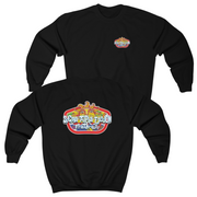 Black Sigma Alpha Epsilon Graphic Crewneck Sweatshirt | Summer Sol | Sigma Alpha Epsilon Clothing and Merchandise