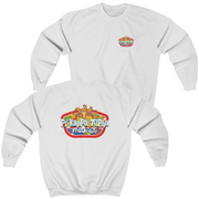 White Pi Kappa Alpha Graphic Crewneck Sweatshirt | Summer Sol | Pi kappa alpha fraternity shirt 