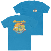 turquoise Pi Kappa Alpha Graphic T-Shirt | Cool Croc | Pi kappa alpha fraternity shirt 