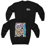 Black Lambda Chi Alpha Graphic Crewneck Sweatshirt | Fun in the Sun | Lambda Chi Alpha Fraternity Apparel 