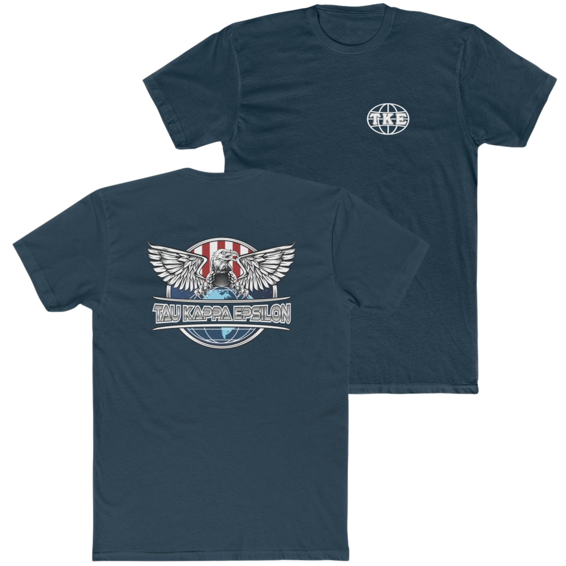 Navy Tau Kappa Epsilon Graphic T-Shirt | The Fraternal Order | Tau Kappa Epsilon Fraternity