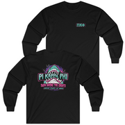 Black Pi Kappa Phi Graphic Long Sleeve | The Deep End | Pi Kappa Phi Apparel and Merchandise 