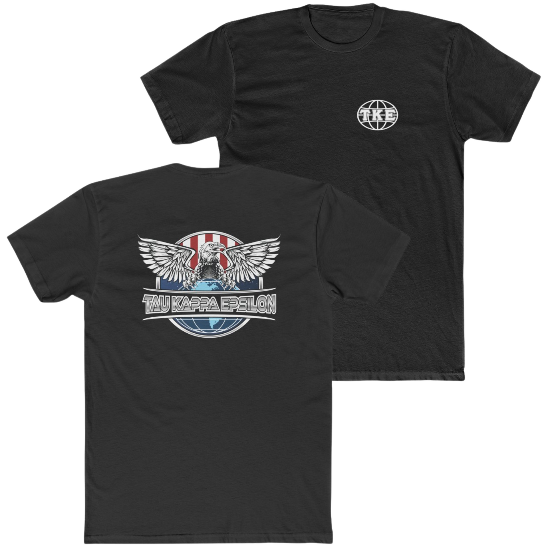 Black Tau Kappa Epsilon Graphic T-Shirt | The Fraternal Order | Tau Kappa Epsilon Fraternity