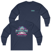 Navy Pi Kappa Phi Graphic Long Sleeve | The Deep End | Pi Kappa Phi Apparel and Merchandise 
