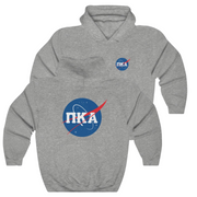 Grey Pi Kappa Alpha Graphic | Nasa 2.0 Hoodie | Pi kappa alpha fraternity shirt