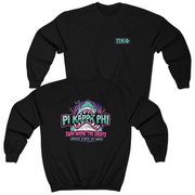 Black Pi Kappa Phi Graphic Crewneck Sweatshirt | The Deep End | Pi Kappa Phi Apparel and Merchandise