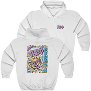 White Alpha Sigma Phi Graphic Hoodie | Fun in the Sun | Alpha Sigma Phi Fraternity 