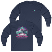 Navy Sigma Chi Graphic Long Sleeve | The Deep End | Sigma Chi Fraternity Merch House