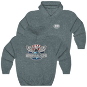 Grey Sigma Chi Graphic Hoodie | The Fraternal Order | Sigma Chi Fraternity Merch House