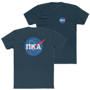 Navy Pi Kappa Alpha Graphic T-Shirt | Nasa 2.0 | Pi kappa alpha fraternity shirt 