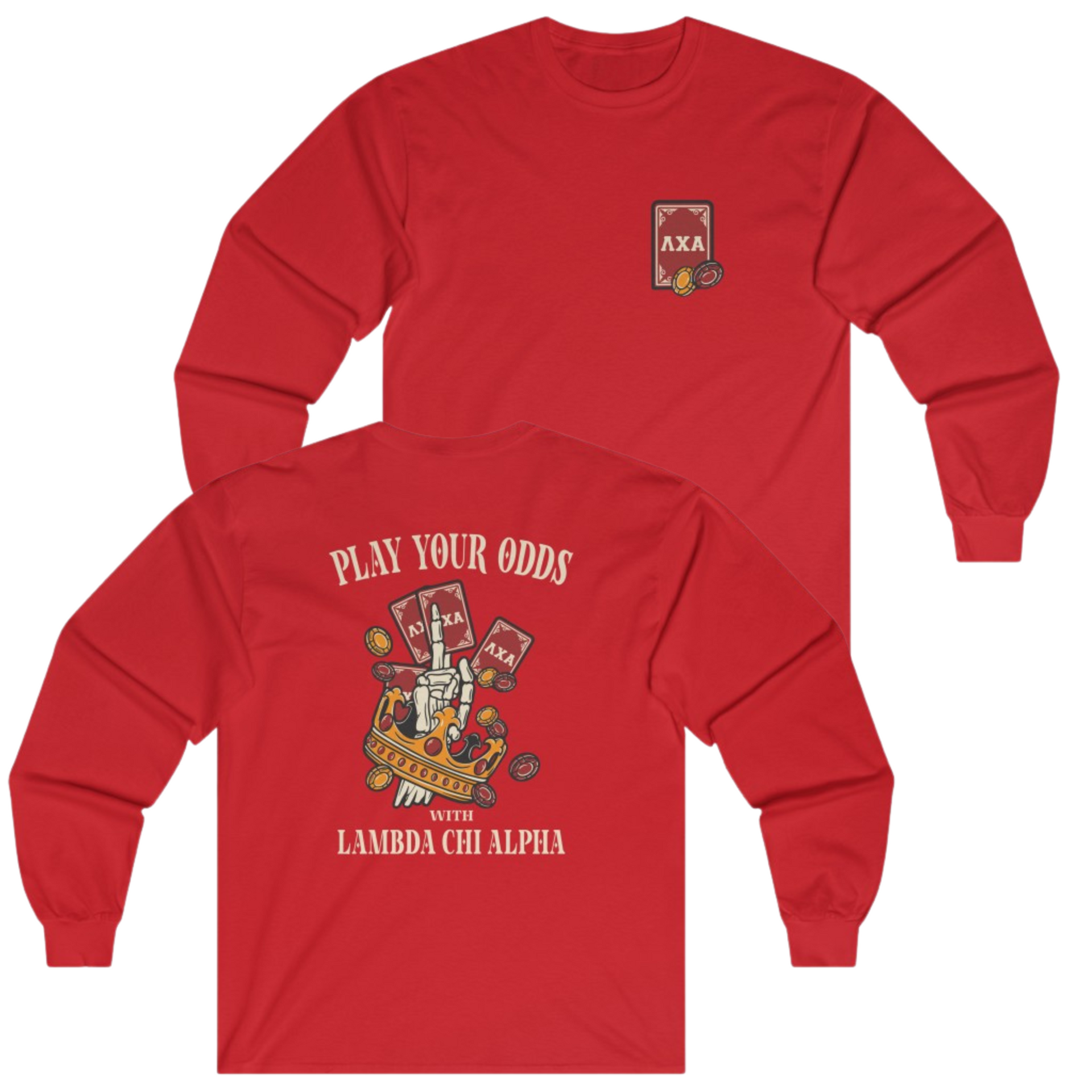 Lambda Chi Alpha Graphic Long Sleeve | Play Your Odds Lambda Chi Alpha Graphic Long Sleeve | Play Your Odds