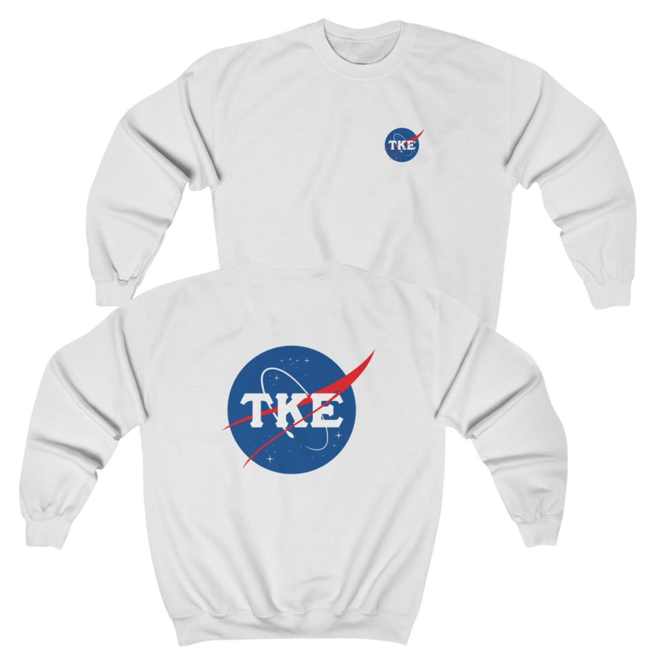Tau Kappa Epsilon Graphic Crewneck Sweatshirt | Nasa 2.0