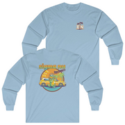 Light Blue Sigma Nu Graphic Long Sleeve | Cool Croc | Sigma Nu Clothing, Apparel and Merchandise