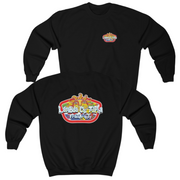 black Lambda Chi Alpha Graphic Crewneck Sweatshirt | Summer Sol | Lambda Chi Alpha Fraternity Shirt 