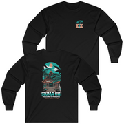 Black Sigma Chi Graphic Long Sleeve T-Shirt | Welcome to Paradise | Sigma Chi Fraternity Merch House