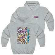 Grey Sigma Phi Epsilon Graphic Hoodie | Fun in the Sun | SigEp Clothing - Campus Apparel