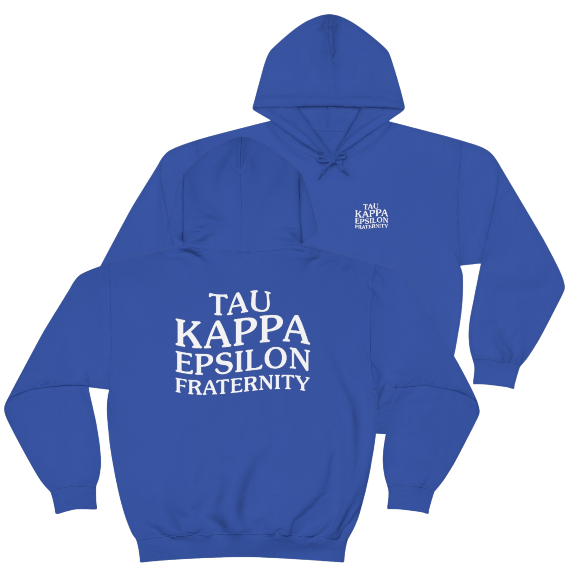 Turquoise Tau Kappa Epsilon Graphic Hoodie | TKE Social Club | TKE Clothing and Merchandise