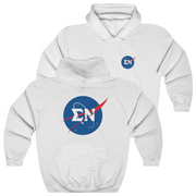 White Sigma Nu Graphic Hoodie | Nasa 2.0 | Sigma Nu Clothing, Apparel and Merchandise