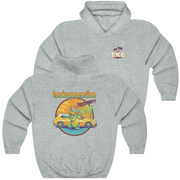 Grey Tau Kappa Epsilon Graphic Hoodie | Cool Croc | TKE Clothing and Merchandise 