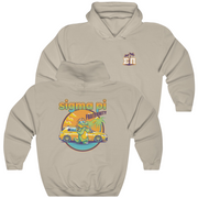 Sand Sigma Pi Graphic Hoodie | Cool Croc | Sigma Pi Apparel and Merchandise