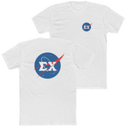 White Sigma Chi Graphic T-Shirt | Nasa 2.0 | Sigma Chi Fraternity Apparel