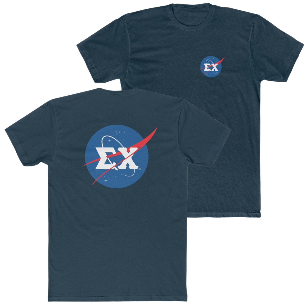 Navy Sigma Chi Graphic T-Shirt | Nasa 2.0 | Sigma Chi Fraternity Apparel