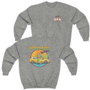 Grey Pi Kappa Alpha Graphic Crewneck Sweatshirt | Cool Croc | Pi kappa alpha fraternity shirt 