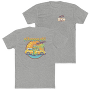 Grey Pi Kappa Phi Graphic T-Shirt | Cool Croc | Pi Kappa Phi Apparel and Merchandise 