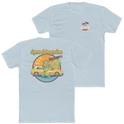 Light blue Sigma Alpha Epsilon Graphic T-Shirt | Cool Croc | Sigma Alpha Epsilon Clothing and Merchandise