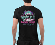 Black Sigma Chi Graphic T-Shirt | The Deep End |  Sigma Chi Fraternity Merch House back model