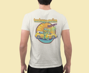 White Tau Kappa Epsilon Graphic T-Shirt | Cool Croc | TKE Clothing and Merchandise model 