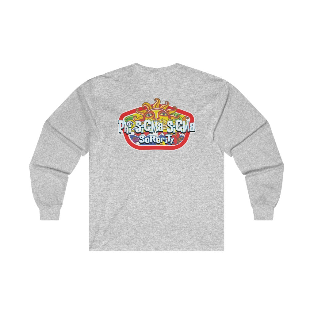 Phi Sigma Sigma Graphic Long Sleeve | Summer Sol