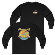 Black Pi Kappa Phi Graphic Long Sleeve | Cool Croc | Pi Kappa Phi Apparel and Merchandise 